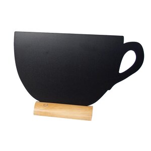 Ardoise de table socle bois