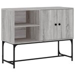 vidaXL Buffet sonoma gris 100x40x79 5 cm bois d'ingénierie