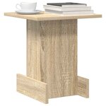 vidaXL Table d'appoint Chêne Sonoma 35 5 x 35 x 40 cm