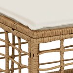 vidaXL Canapé de jardin 4 places sans accoudoir 4 Pièces
