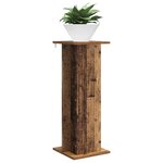vidaXL Support de Plante 2 pc Bois ancien 30 5 x 30 x 80 5 cm