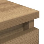 vidaXL Meuble TV chêne artisanal 60x35x54 cm bois d'ingénierie
