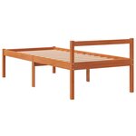 vidaXL Lit pour personne âgée sans matelas 90x190 cm bois pin massif