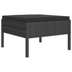 Salon de jardin meuble d'extérieur ensemble de mobilier 9 pièces avec coussins résine tressée noir 02_0018163