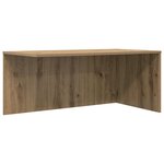 vidaXL Ensemble de tables basses 2 Pièces Chêne artisanal