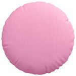 vidaXL Coussins de siège 2 Pièces Rose Ø50 x 19 cm tissu