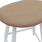 vidaXL Chaises de salle à manger 2 Pièces Blanc 46 x 37 x 63 cm