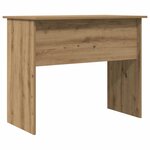 vidaXL Bureau chêne artisanal 90x50x74 cm bois d'ingénierie