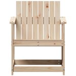 vidaXL Chaise de jardin 62x56x77 cm bois de pin massif