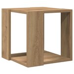 vidaXL Table basse Chêne artisanal 32 x 32 x 30 cm Bois d'ingénierie