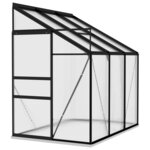 vidaXL Serre Anthracite Aluminium 3 97 m³