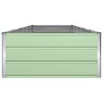 vidaXL Jardinière Vert pastel 195 x 100 x 45 cm Acier galvanisé