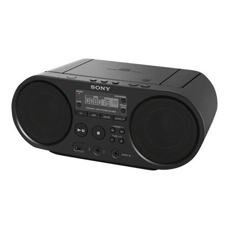 SONY - Boombox ZSPS50B.CED CD USB - AM-FM - Noir