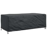vidaXL Housse pour mobilier d'extérieur Noir 220 x 110 x 70 cm 210D