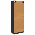 vidaXL Ensemble de Meubles 2 Pièces Noir Bois d'ingénierie