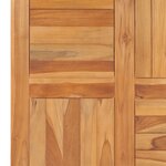 vidaXL Dessus de table Bois de teck solide 70x70x2 5 cm