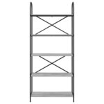 vidaXL Étagère Sonoma gris 80 x 30 x 183 cm Bois d'ingénierie