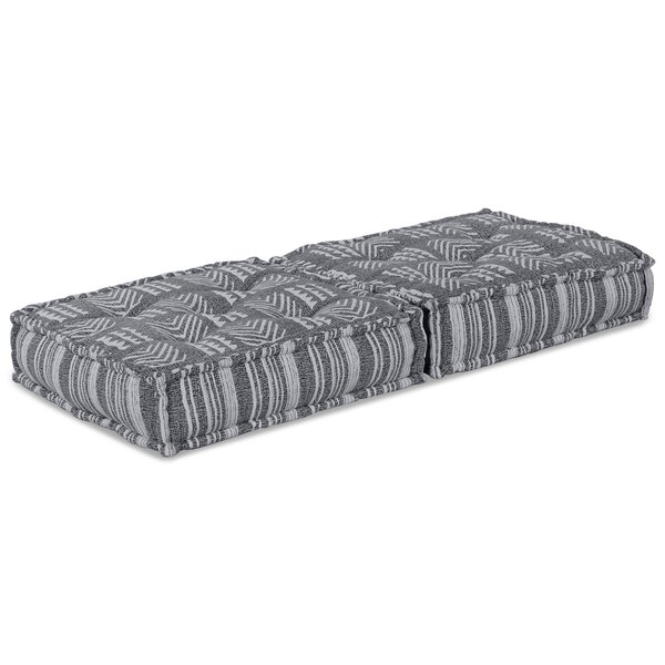 vidaXL Pouf Modulaire gris - 70x70x36 cm en tissu