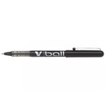 Stylo roller V Ball VB5 Encre liquide Pte métal Fine Noir PILOT