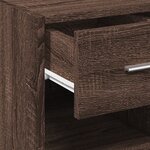 vidaXL Buffet chêne marron 50x42 5x93 cm bois d'ingénierie