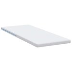 vidaXL Surmatelas Blanc 70 x 200 cm Mousse à mémoire de gel