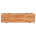 vidaXL Meuble TV 160x40x50 cm Bois d'acacia solide