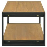 vidaXL Armoire murale de salle de bain 110x45x35cm Bois de teck solide