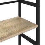 vidaXL Étagère Chêne Sonoma 40 x 29 5 x 115 cm Bois d'ingénierie