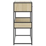 vidaXL Table console chêne sonoma 90x35x80 cm bois d'ingénierie