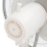 vidaXL Ventilateur brumisateur sur pied 3 vitesses Blanc