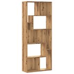 vidaXL Bibliothèque chêne artisanal 67x24x161 cm bois d'ingénierie