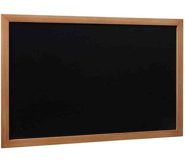 Ardoise murale WOODY 30 x 40 cm avec cadre en boisTeck SECURIT