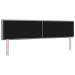 Tête de lit design lignes gris clair 180 cm en tissu