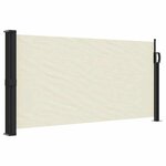 vidaXL Auvent latéral rétractable crème 100x500 cm