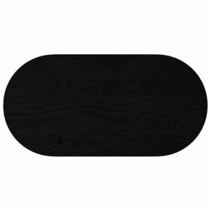 vidaXL Dessus de table 80x40x2 cm bois de chêne massif ovale