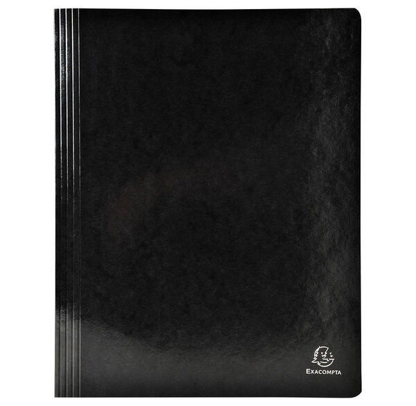 Chemise à lamelles A4 Iderama noir x 25 EXACOMPTA