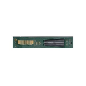 Boite de 10 mines TK 9071  noir foncé  dureté: 2H x 5 FABER-CASTELL