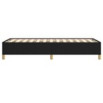 Vidaxl cadre de lit noir 100x200 cm tissu
