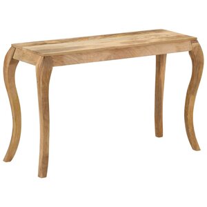 vidaXL Table console 118x38x76 cm Bois de manguier massif