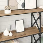 vidaXL Table console Chêne artisanal 156 x 28 x 80 5 cm