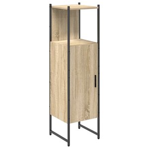 vidaXL Cabinet de salle de bain avec étagère Beige 33 x 33 x 120 5 cm