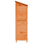 vidaXL Abri de jardin Marron 106 x 56 x 176 5 cm Bois de Sapin Massif