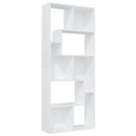 vidaXL Bibliothèque Blanc 67x24x161 cm Bois d'ingénierie