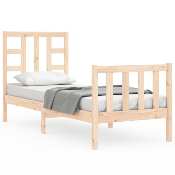 vidaXL Cadre de lit sans matelas bois de pin massif