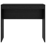 vidaXL Bureau Chêne noir 90 x 40 x 76 cm Bois d'ingénierie