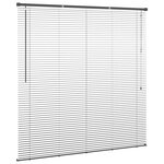 vidaXL Store Vénitien Réglable Gris Argenté 150 x 150 cm PVC