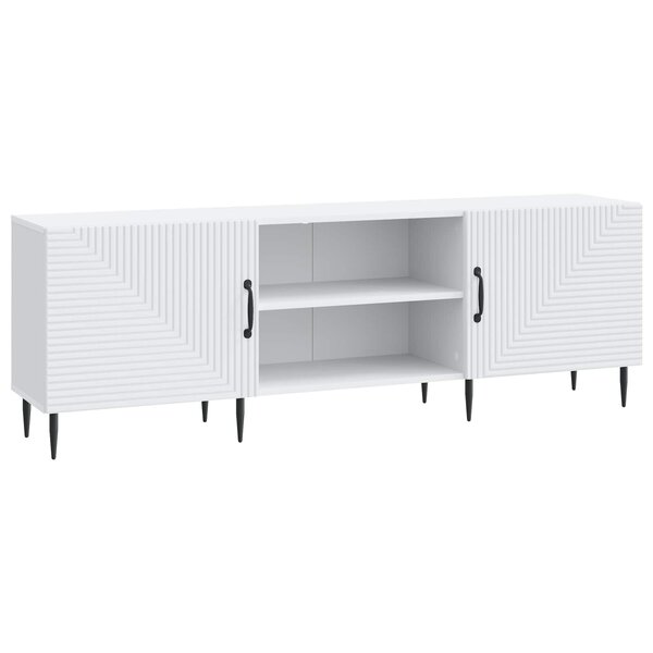 vidaXL Meuble TV Blanc 150 x 31 x 50 cm Bois d'ingénierie