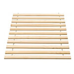 MALIA Lit cabane 90x200cm  avec toit blanc + Sommier + Matelas