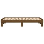 vidaXL Lit coulissant Marron miel 2x(90x200) cm Bois de pin solide