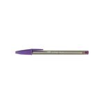 Stylo bille CRISTAL FUN 1,6 mm Pointe Large Encre Violette BIC